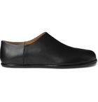 MAISON MARGIELA - Tabi Collapsible-Heel Split-Toe Leather Loafers - Black