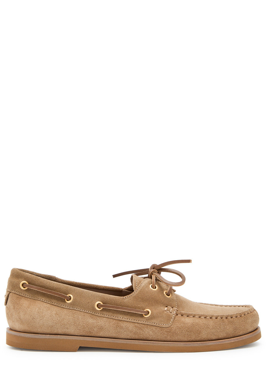 Gianvito Rossi Vande Suede Shoes Camel