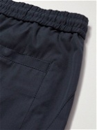 Giorgio Armani - Cotton-Twill Drawstring Shorts - Blue