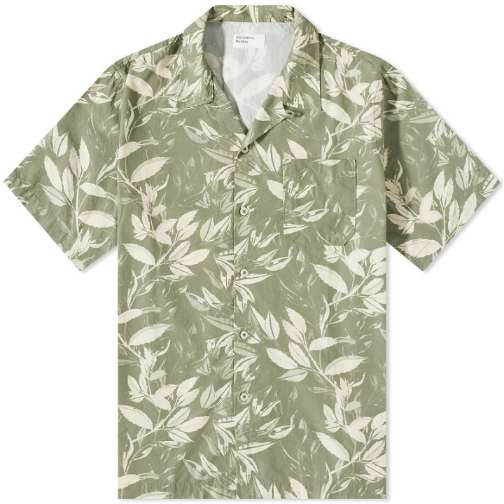 Photo: Universal Works Men's Jungle Road Shirt in Olive