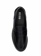 MSGM - 15mm Leather Loafers