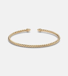 David Yurman Cablespira® Flex Micro 18kt gold (750/1000) bracelet with diamonds