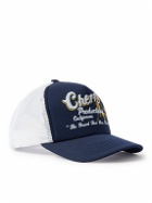 CHERRY LA - Logo-Print Twill and Mesh Trucker Cap