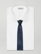 FERRAGAMO - 7cm Logo-Embroidered Silk-Faille Tie