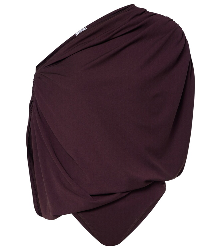 Photo: Wolford Draped off-shoulder bodysuit