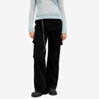 Our Legacy Women's Peak Cargo Pants in Black Canvas