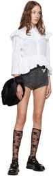 Simone Rocha Gray Beaded Chunky Briefs