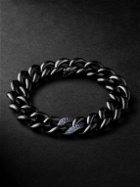 SHAY - Blackened Gold, Ceramic, Sapphire and Diamond Bracelet