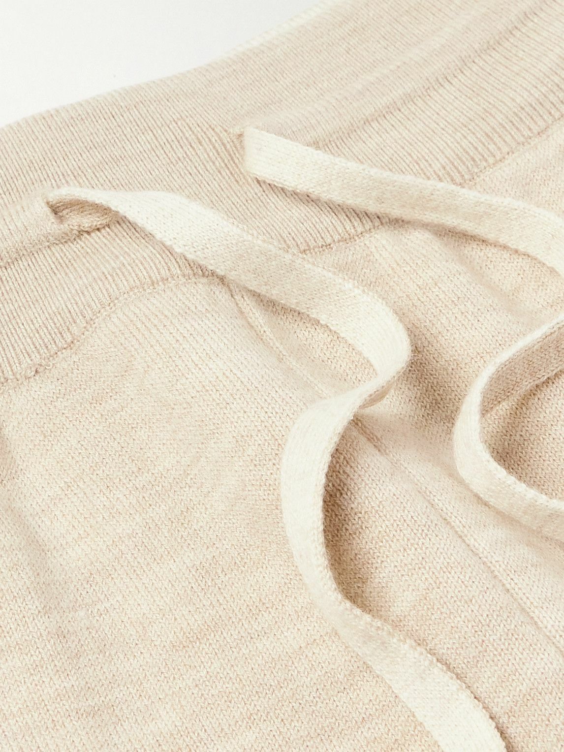 Loro Piana - Sassiglioni Straight-Leg Wool Sweatpants - Neutrals