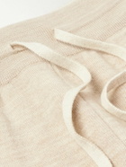 Loro Piana - Sassiglioni Straight-Leg Wool Sweatpants - Neutrals