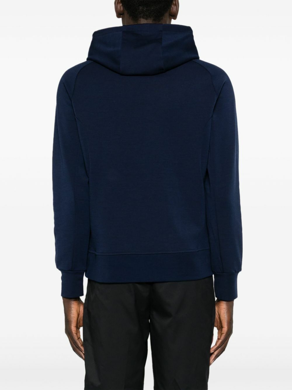 RLX Ralph Lauren Blue Hybric Panelled Hoodie