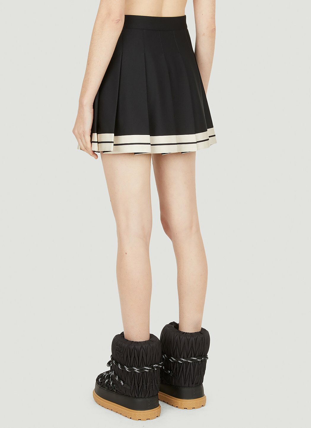 8 Moncler Palm Angels Pleated Skirt