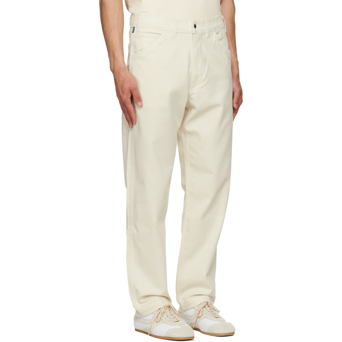 Citizens of Humanity Off-White Carpenter Cashmere Touch Jeans