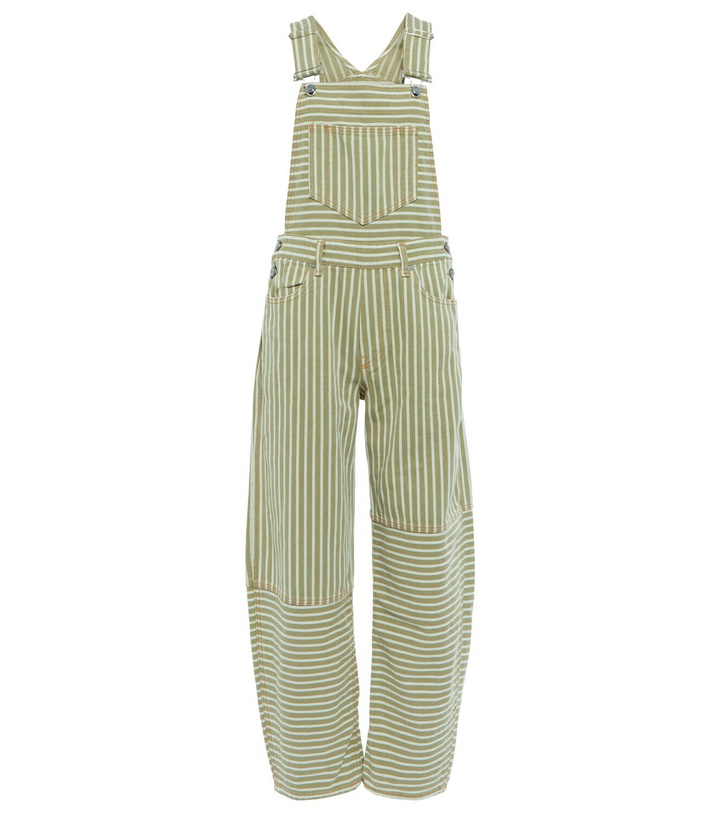 Photo: Ganni Striped denim overalls