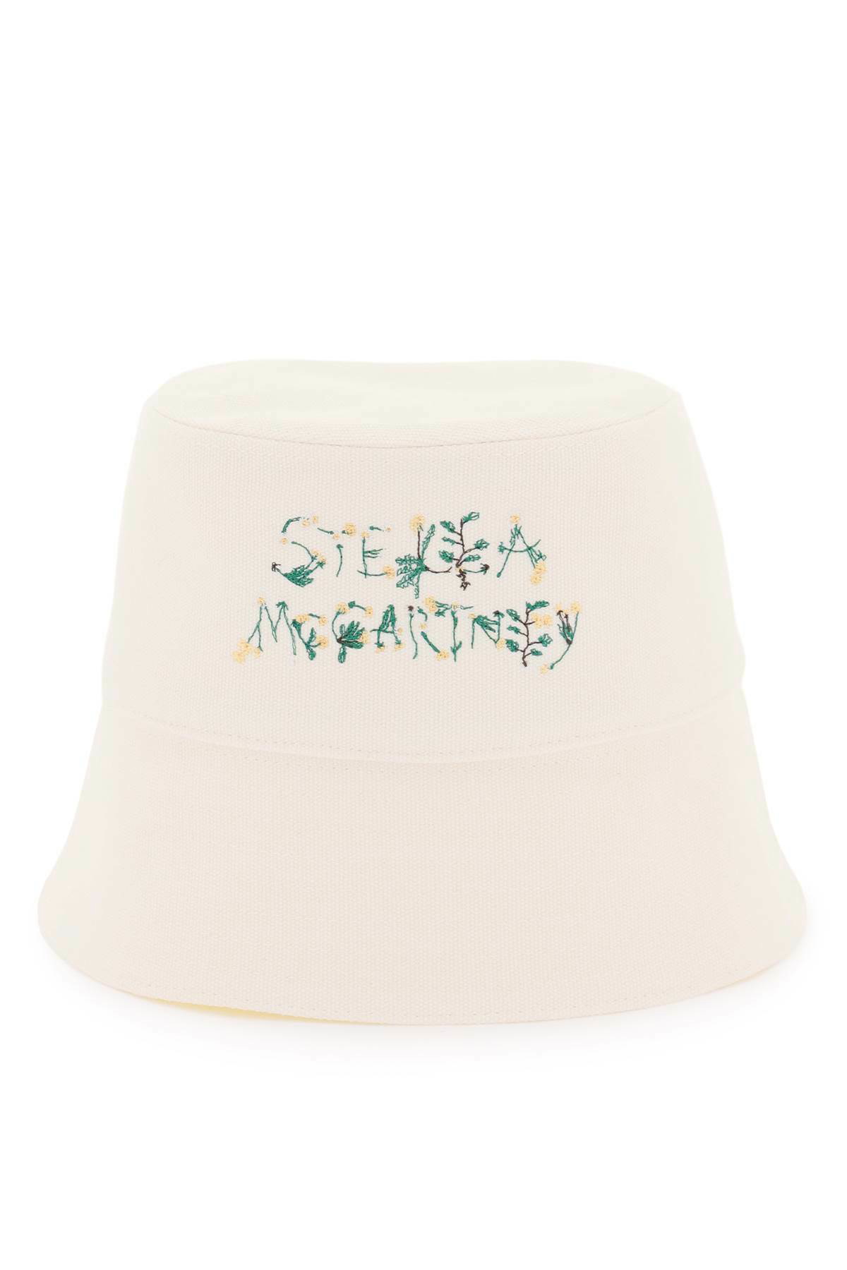Stella McCartney ◆ Logo Cotton Crochet Bucket Hat Logo cotton crochet bucket hat in multicoloured - Stella Mc