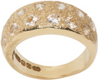 Bleue Burnham Gold Mini Riviera Ring