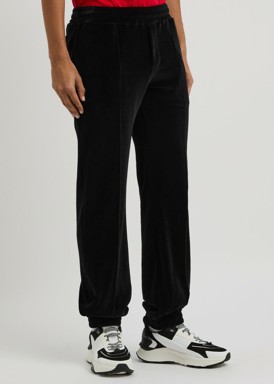 Valentino Velour Sweatpants Black