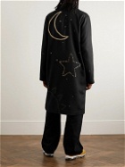 SKY HIGH FARM - Botticelli Embellished Silk Trench Coat - Black
