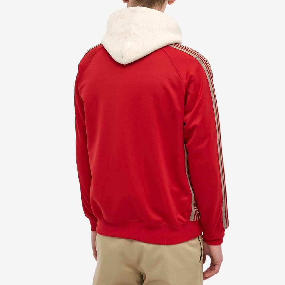 Needles Men's Poly Smooth Track Jacket in Red Needles