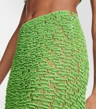 Roberta Einer Element fringed cotton midi skirt