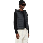 Moncler Black Marseillan Hooded Down Vest