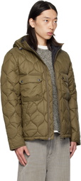 Barbour Khaki Re-Engineered Hooded Spey Quilted Jacket