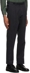 Ring Jacket Black Washed Cotton Twill Trousers
