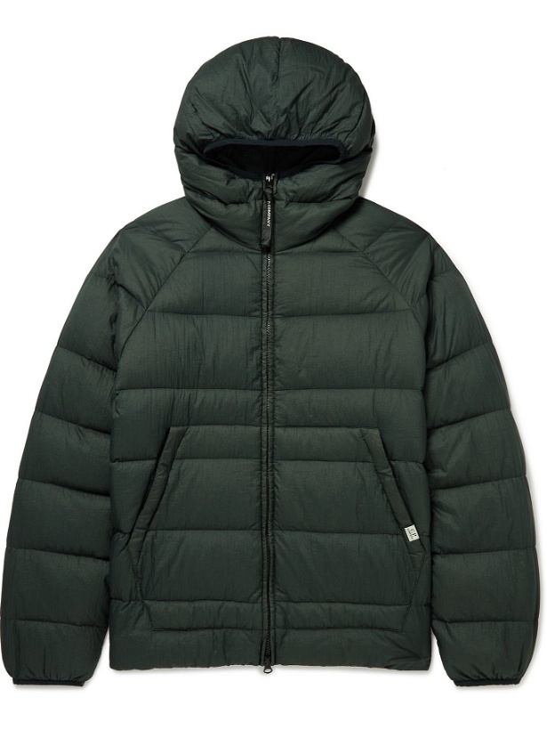 Photo: C.P. Company - Hooded Quilted Shell Down Jacket - Gray