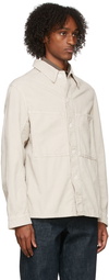 Lemaire Off-White Corduroy Over Shirt