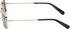 Marc Jacobs Gold Metal Logo Chain Sunglasses