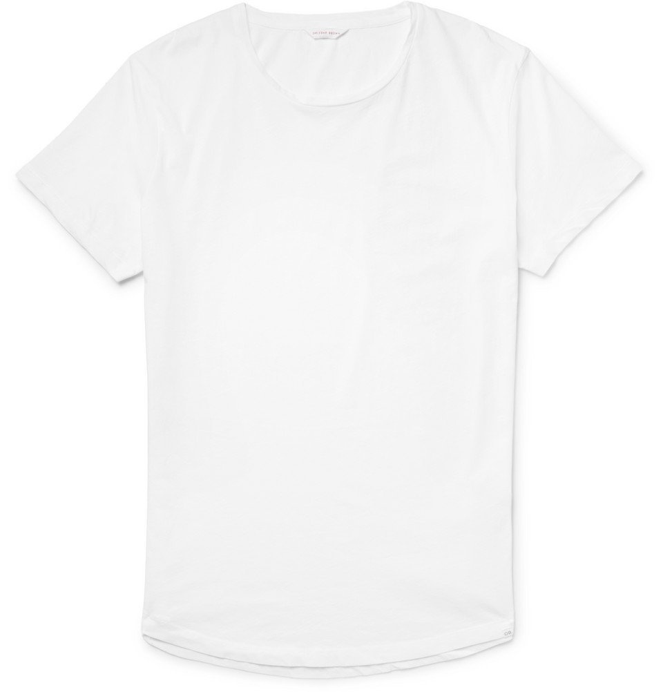 Orlebar Brown - OB-T Slim-Fit Cotton-Jersey T-Shirt - Men - White ...