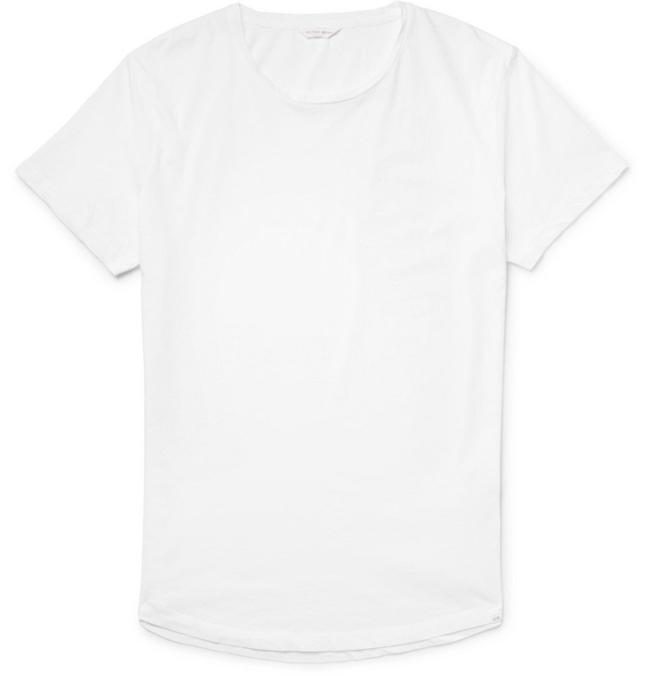 Photo: Orlebar Brown - OB-T Slim-Fit Cotton-Jersey T-Shirt - Men - White