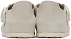 Birkenstock Off-White Narrow London Loafers