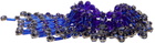 SHUTING QIU Blue Crystal Bracelet