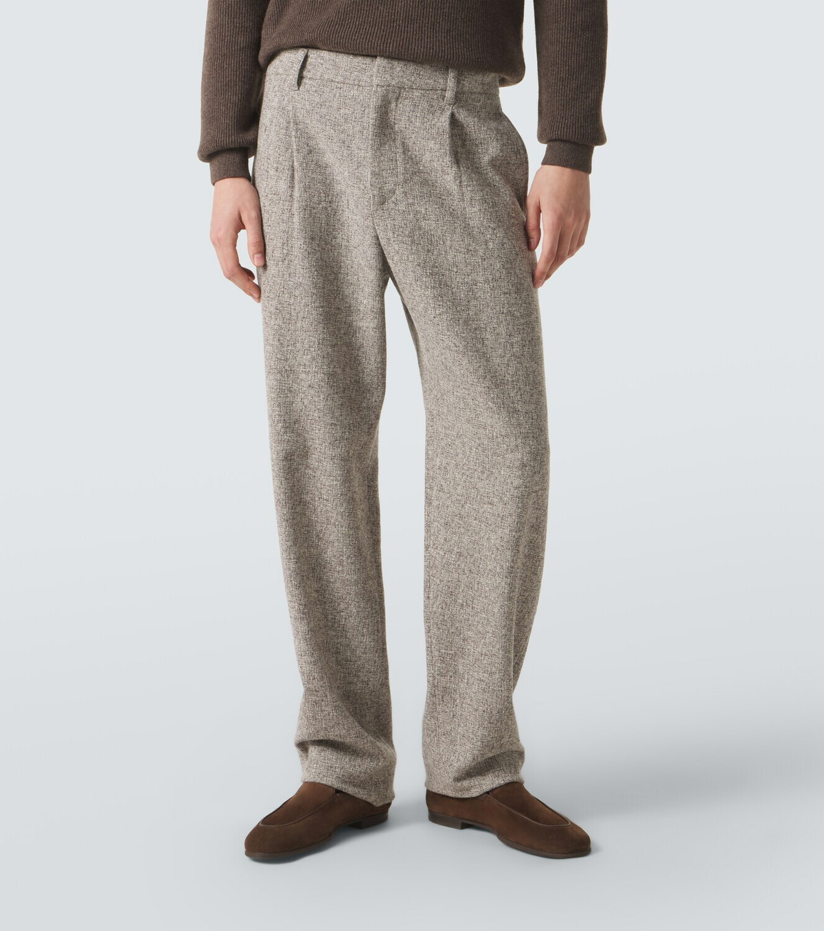 Agnona Wool-blend straight pants