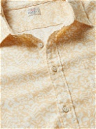 Faherty - Breeze Button-Down Collar Floral-Print Stretch Hemp-Blend Shirt - Yellow