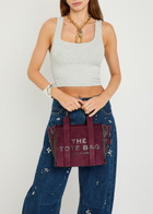 Marc Jacobs The Tote Small Suede Tote bag - Plum - One Size