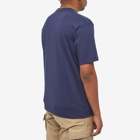 And Wander Men's Life Human Nature T-Shirt in Navy
