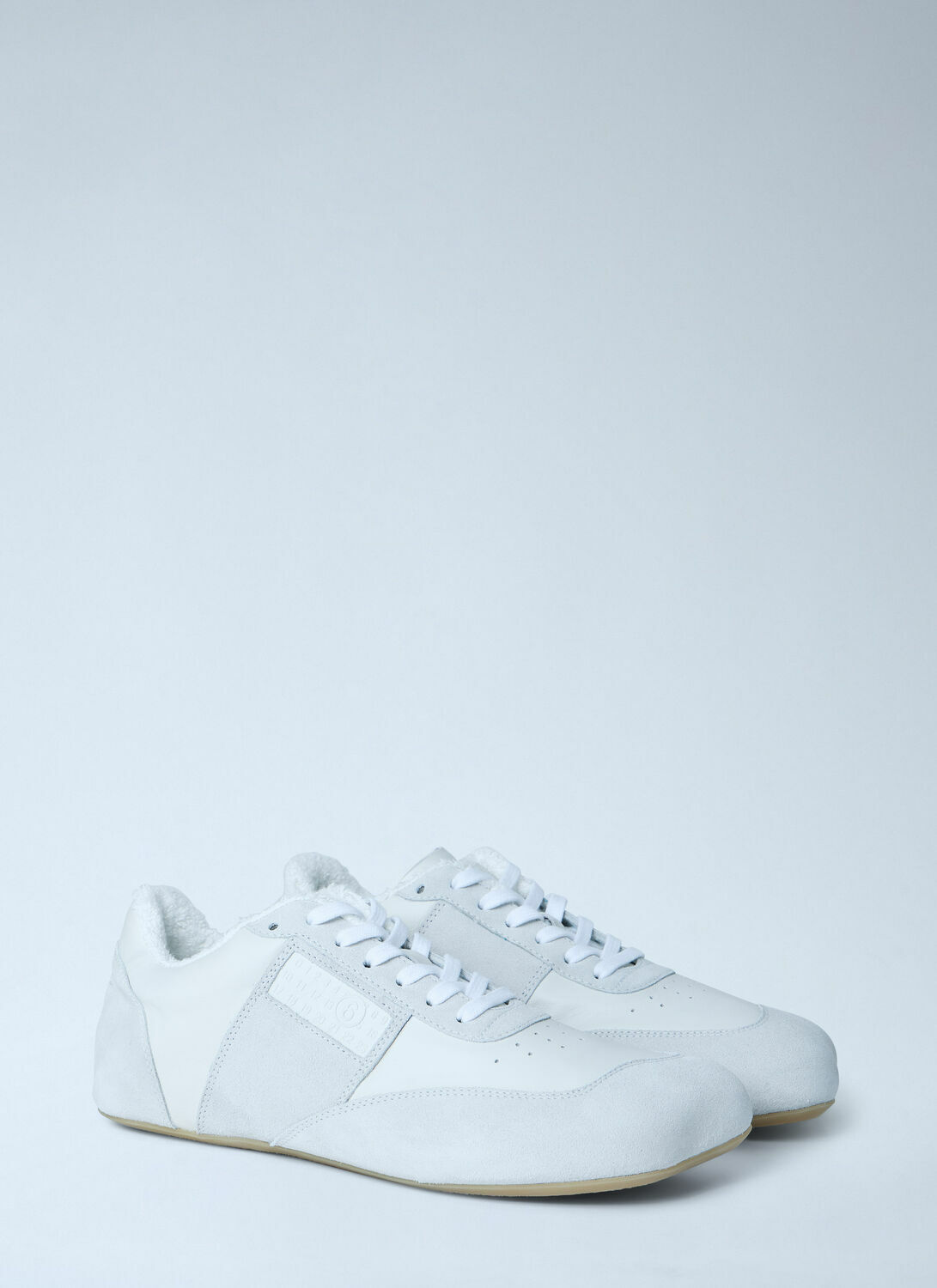 MM6 Maison Margiela Suede and Leather Low-Top Sneakers
