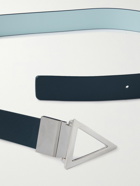 Bottega Veneta - 3cm Reversible Leather Belt - Blue