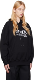 Versace Black 'Never Too Much' Hoodie