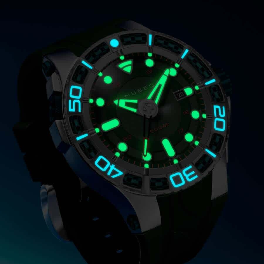 Nubeo Manta Green Dial Mens Watch NB-6120-02
