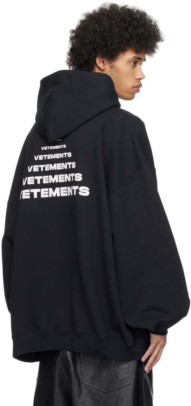 VETEMENTS Black Pyramid Hoodie