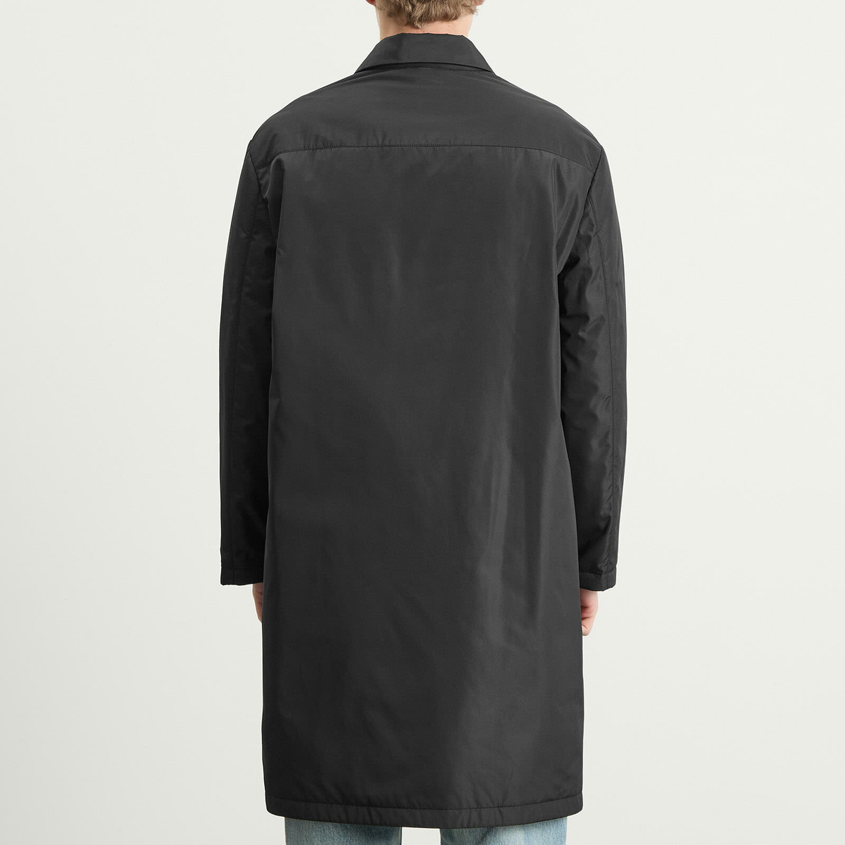ジャケット・アウター 2001SS JIL SANDER nylon overcoat Jil Sander Men's Nylon Car Coat in Black Jil Sander