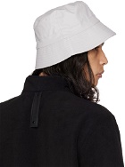 RAINS Gray Water-Repellent Bucket Hat