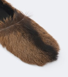 Lemaire Shearling slip-on shoes