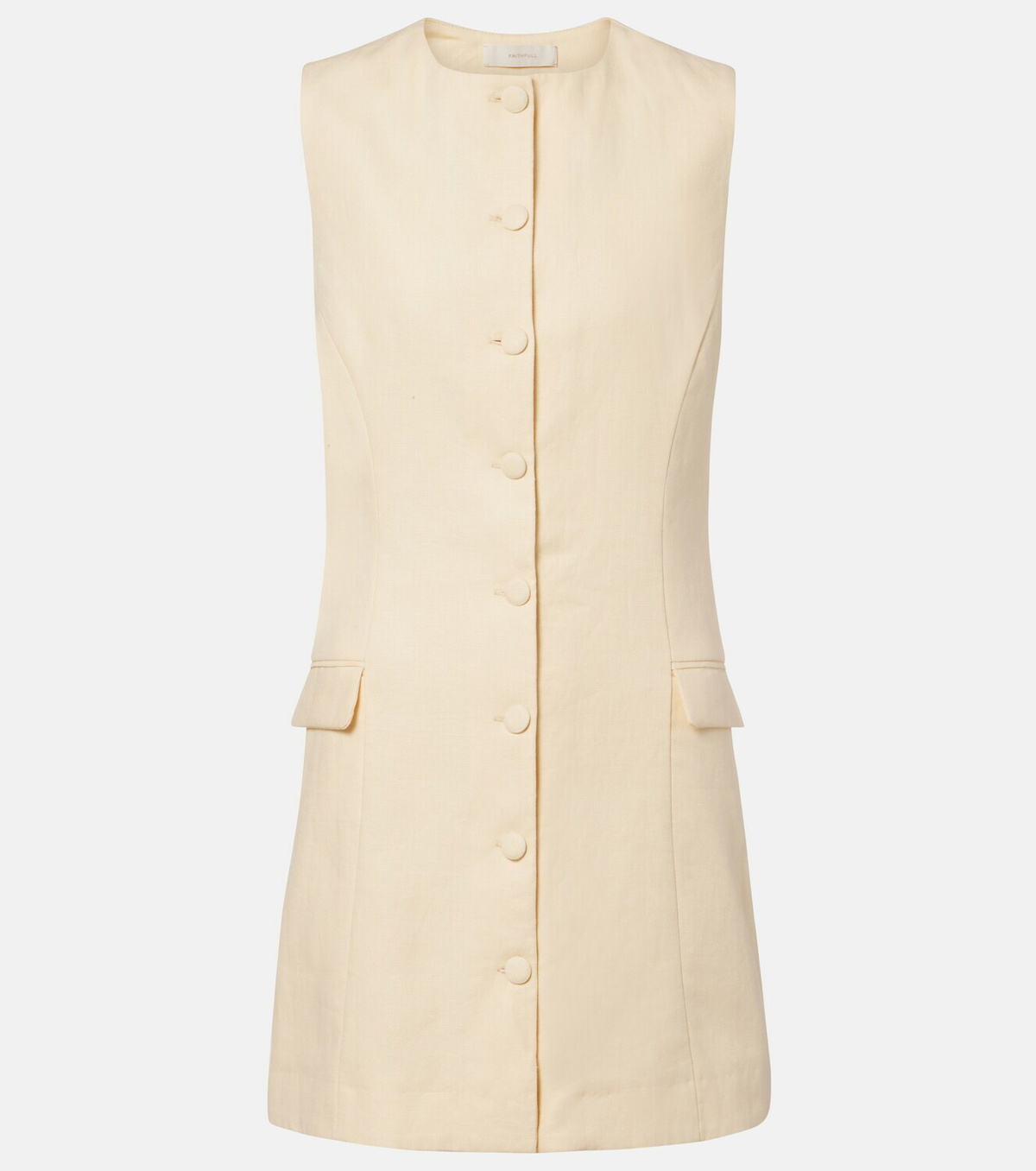 Faithfull Jane linen minidress