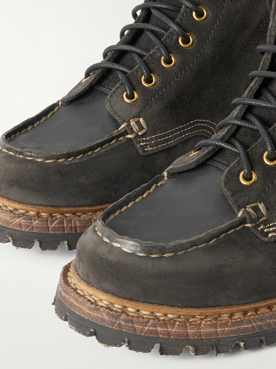 Visvim - Hi-Folk Scout Moc Suede Boots - Black