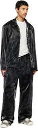 Y-3 Black Marble Nylon Blouson Jacket
