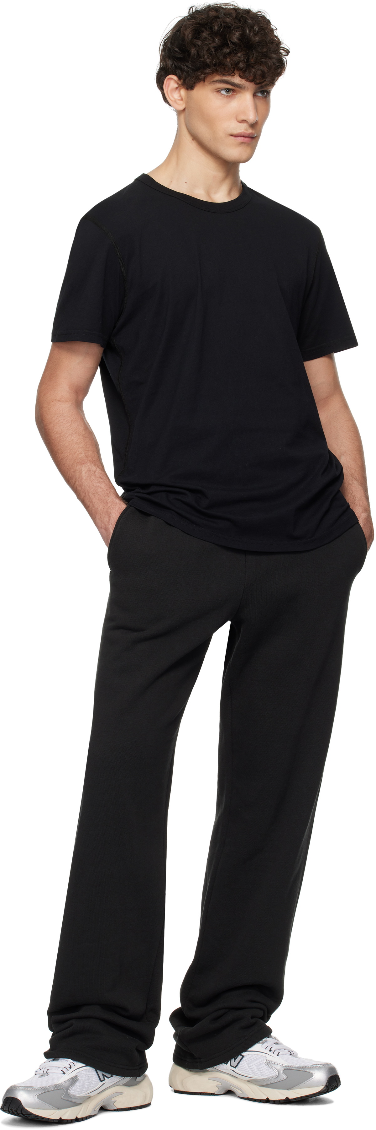 Reigning Champ Two-Pack Black Lightweight Jersey T-shirt